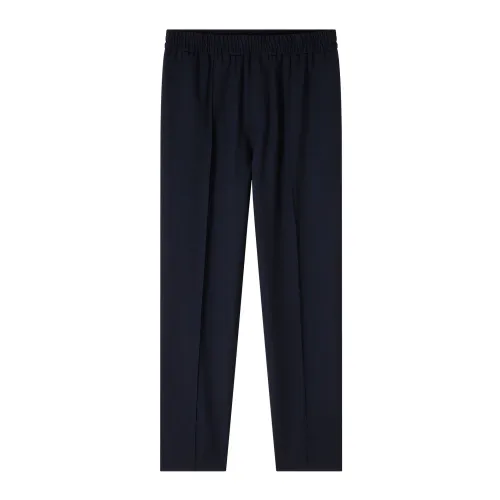 A.p.c. , Pieter Navy Blue Wool Trousers ,Blue male, Sizes: