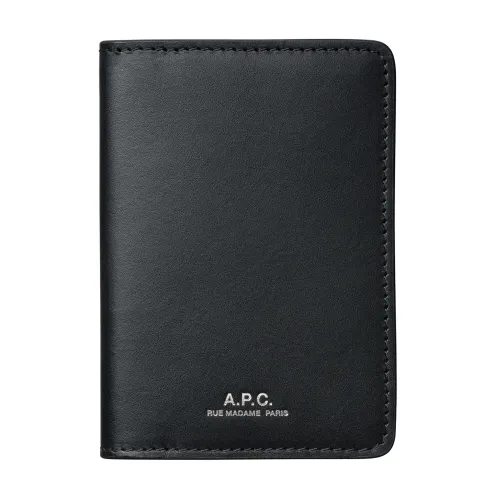 A.p.c. , Stefan Card Holder ,Black male, Sizes: ONE SIZE