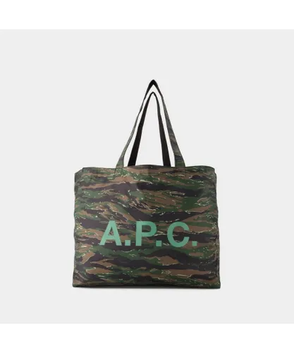 A.P.C. Unisex Diane Reversible Tote Bag - - Synthetic - Khaki - One Size