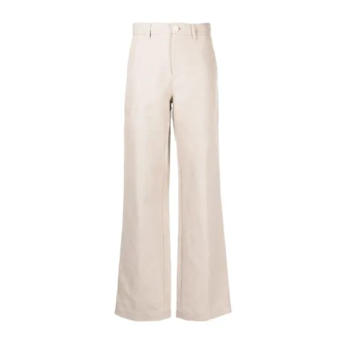 A.p.c. , Women's Clothing Trousers Beige Ss23 ,Beige female, Sizes:
