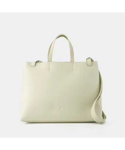 A.P.C. Womens Market Small Shopper Bag - - Synthetic - Mastic Beige - One Size