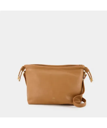 A.P.C. Womens Ninon Mini Hobo Bag - - Caramel - Synthetic - Brown - One Size