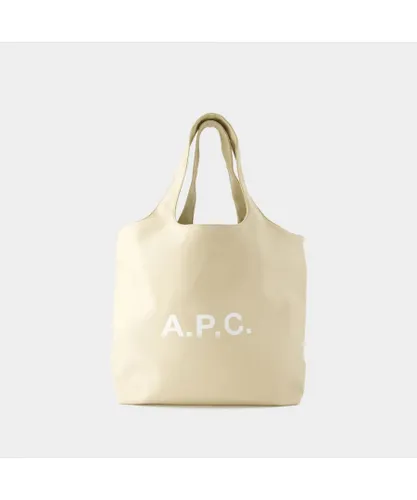 A.P.C. Womens Ninon Tote Bag - - Synthetic - Cream - Beige - One Size