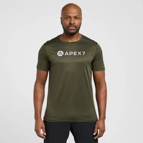 Apex7 Xenon Short Sleeve Tech T-Shirt - Khaki, Khaki