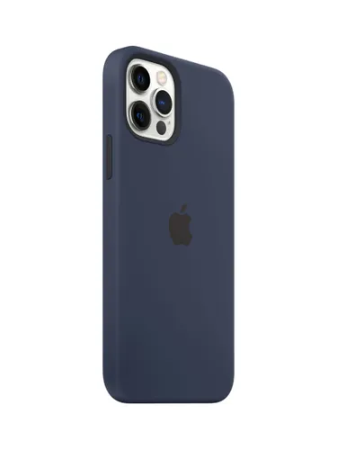 Apple Silicone Case with MagSafe for iPhone 12 / 12 Pro (2020) - Deep Navy - Unisex