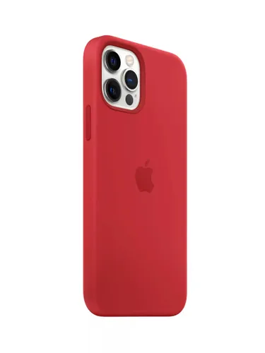 Apple Silicone Case with MagSafe for iPhone 12 / 12 Pro (2020) - Red - Unisex