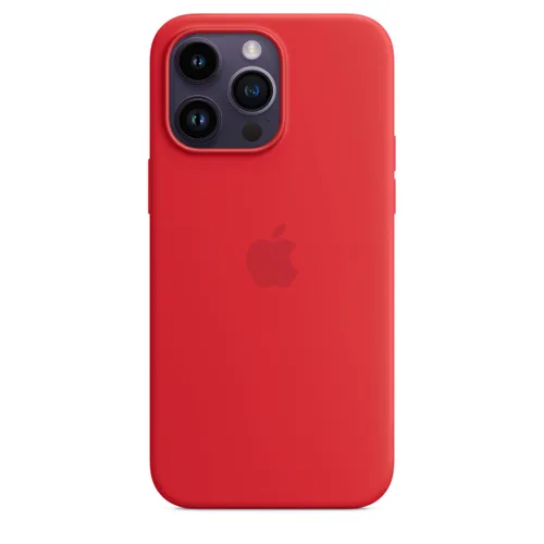Apple Silicone Case with MagSafe for iPhone 14 Pro Max - Red - Unisex