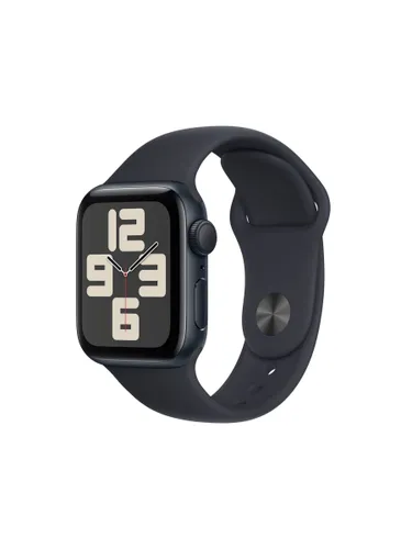 Apple Watch SE (2023) GPS, 40mm, Sport Band, Medium-Large - Midnight - Unisex