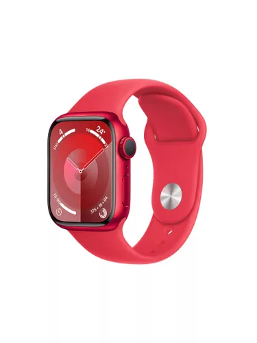 Apple Watch Series 9 GPS, 41mm, Aluminium Case, Sport Band, Medium-Large - (product)red - Unisex
