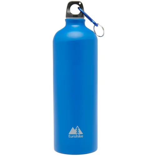 Aqua 1L Aluminium Water Bottle - Blue, Blue