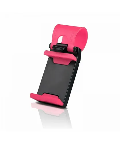 Aquarius Car Steering Wheel Mobile Phone Holder for All Mobiles Pink - One Size