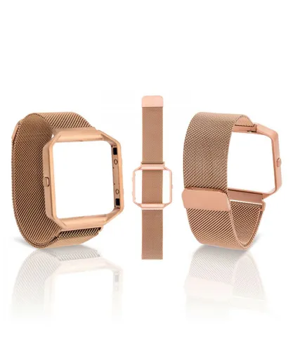 Aquarius Fitbit Blaze straps Rose Gold - One Size