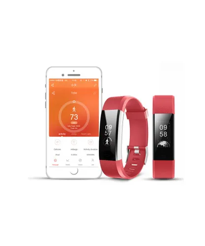 Aquarius Unisex Heart Rate Monitoring Fitness Tracker AQ125HR - RED - One Size