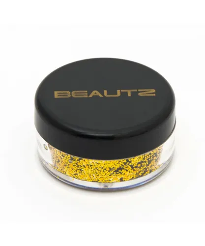 Aquarius Womens Beautz Chunky Glitter 10ml pot with 5-gram Gold - One Size