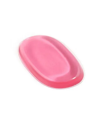 Aquarius Womens Silicone MakeUp Blending Applicator Puff Washable Skin Care Blusher Brush, Baby Pink - One Size
