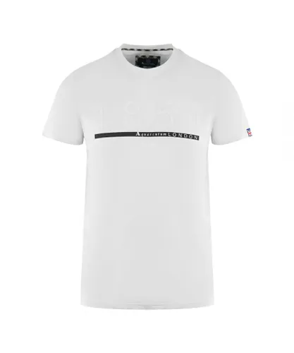 Aquascutum Mens London 1851 White T-Shirt