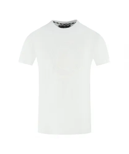 Aquascutum Mens London Circle Logo White T-Shirt