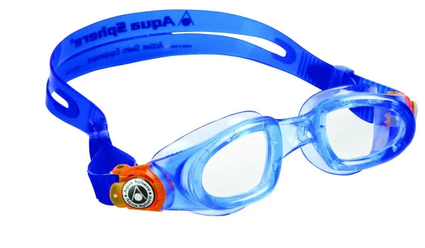 Aquasphere Moby Kid - 2020 Blue & Orange/Clear Lens