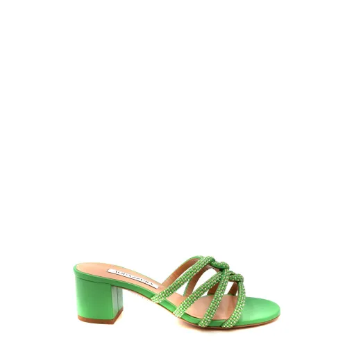 Aquazzura , Sandals ,Green female, Sizes: