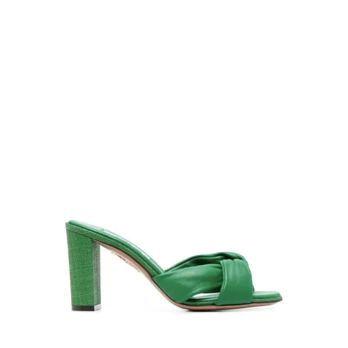 Aquazzura , Sandals ,Green female, Sizes: