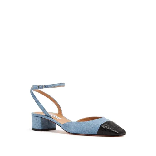 Aquazzura , Womens Shoes Pumps Blue Ss24 ,Blue female, Sizes: