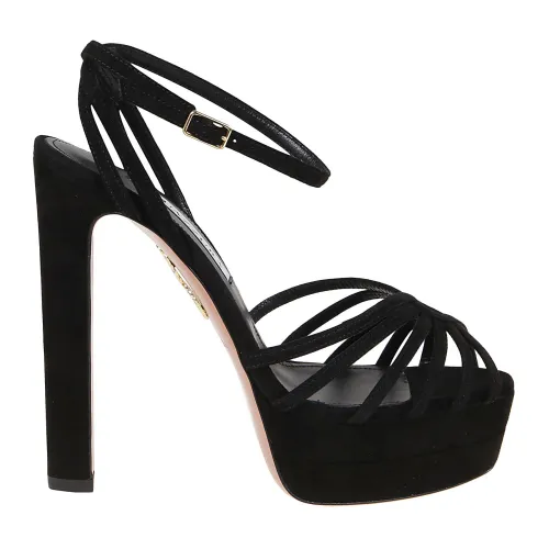 Aquazzura , Women's Shoes Sandals Black Ss24 ,Black female, Sizes: