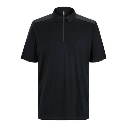 Arc'teryx , Arc´teryx Veilance Frame SS Polo Shirt Black ,Black male, Sizes: