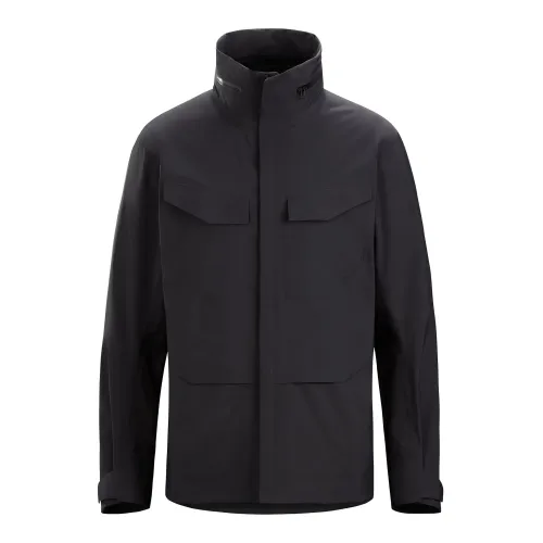 Arc'teryx , Minimalist Field Jacket with Storm Protection ,Black male, Sizes: