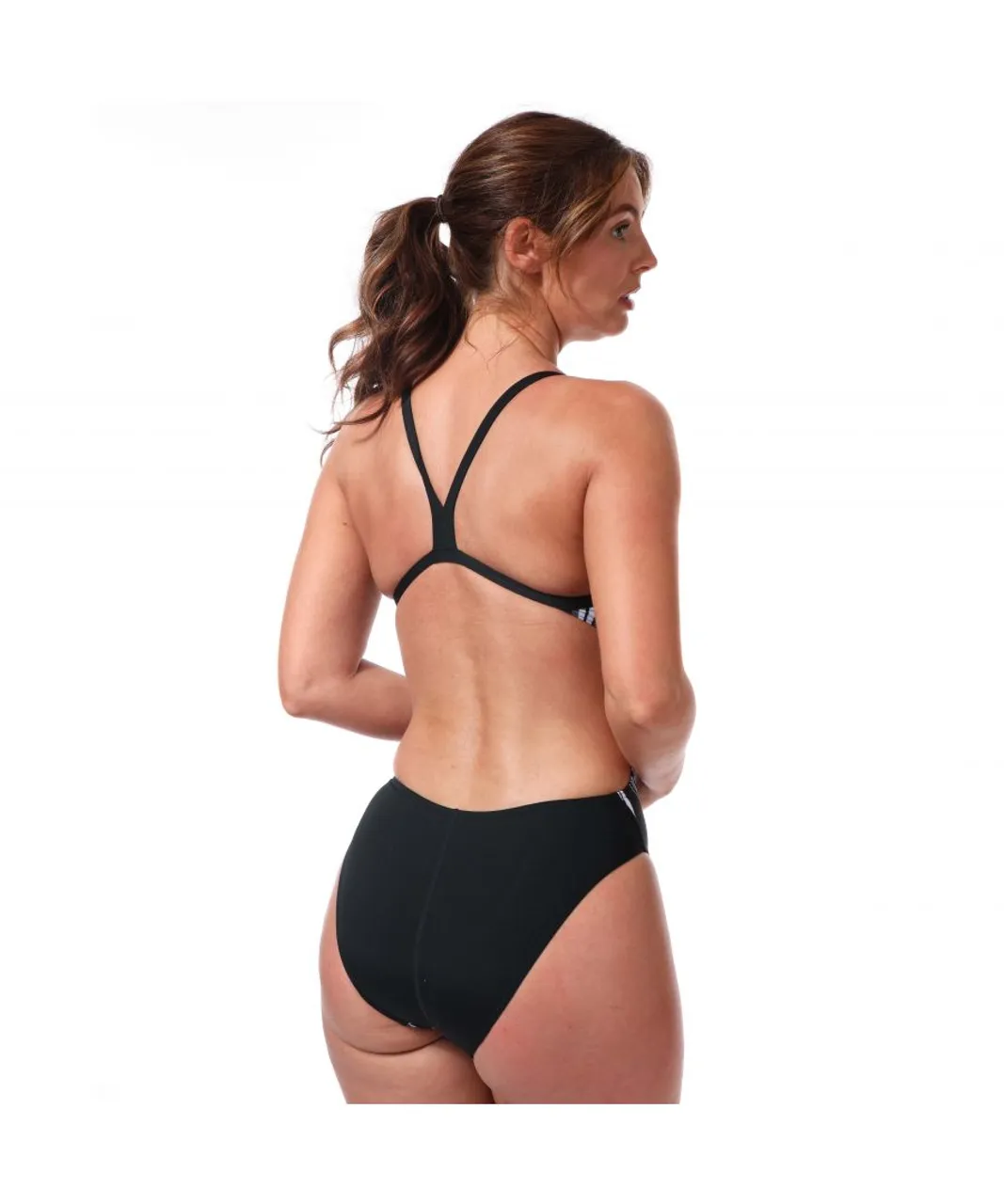 Arena Womenss Challenge Back Swimsuit in Black