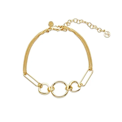 Argento Gold Circle Chain Bracelet - Gold