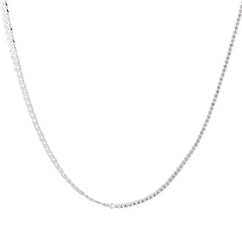 Argento Recycled Silver Crystal Chain Necklace - 45cm