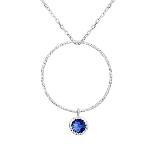 Argento September Birthstone Necklace - S Ladies Ring