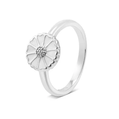 Argento Silver Flower Ring - 56