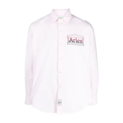 Aries , Casual Shirt ,Pink male, Sizes: