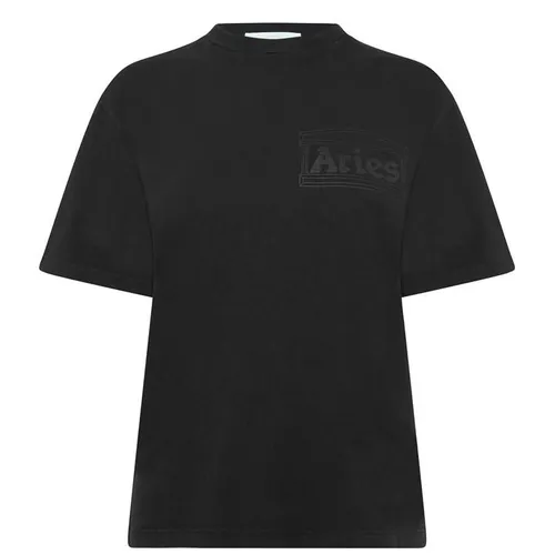 ARIES Temple Short Sleeve T Shirt - Black