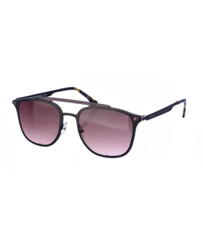 Armand Basi AB12316 Unisex Rectangular Shaped Sunglasses - Brown Metal - One