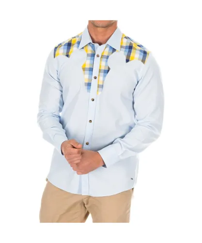 Armand Basi Mens long sleeve lapel collar shirt BFH0390 - Multicolour Cotton