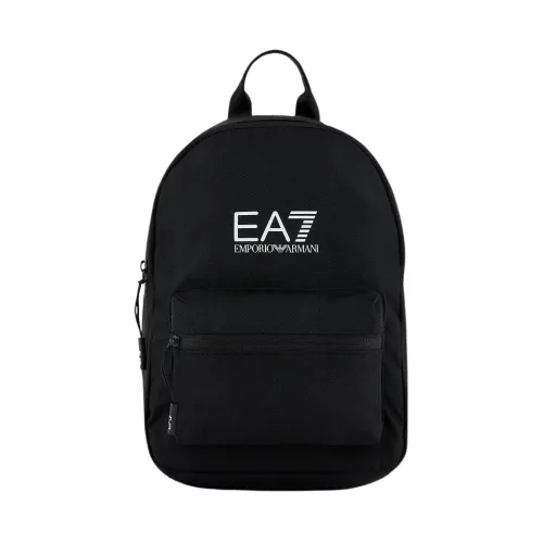 Armani , Contrast Logo Backpack ,Black male, Sizes: ONE SIZE