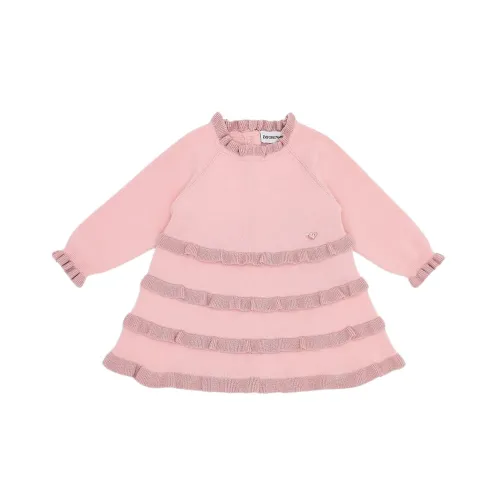 Armani , Decorative Ruffle Dress ,Pink female, Sizes: