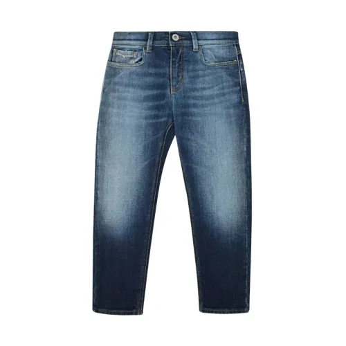 Armani , Denim Five-Pocket Trousers ,Blue male, Sizes:
