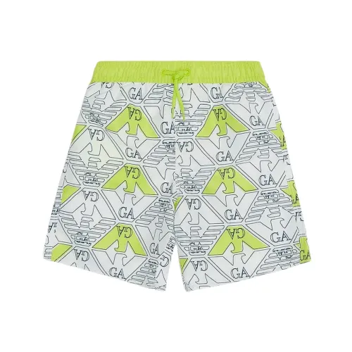 Armani , Eagle Logo Beach Shorts ,Multicolor male, Sizes: