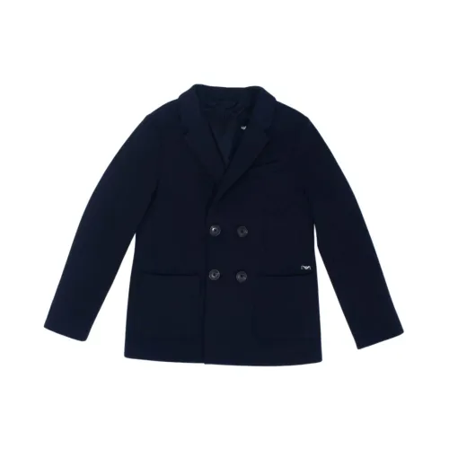 Armani , Elegant jacket with mini logo ,Blue male, Sizes: