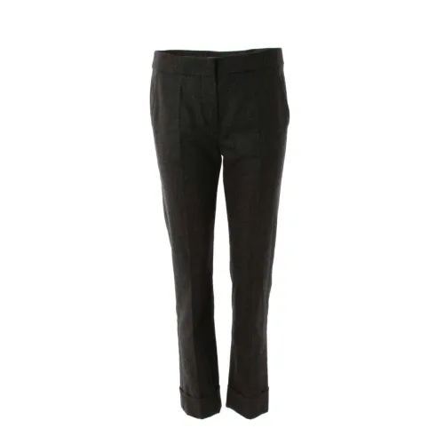 Armani , Emporio Armani Womens Grey Pantalon ,Gray female, Sizes: