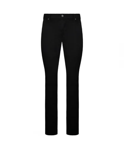 Armani Emporio J08 Slim Fit Low Waist Tight Leg Mens Jeans - Black Cotton