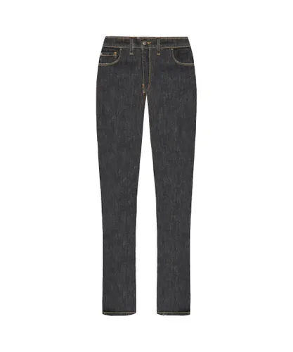 Armani Emporio J20 Skinny Fit High Waist Womens Jeans - Blue Cotton