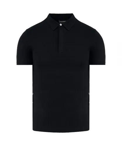Armani Emporio Mens Black Polo Shirt