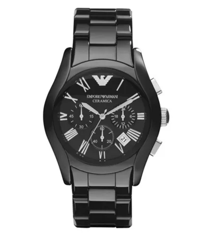 Armani Emporio Mens' Ceramic Chronograph Watch AR1400 - Multicolour Metal - One Size