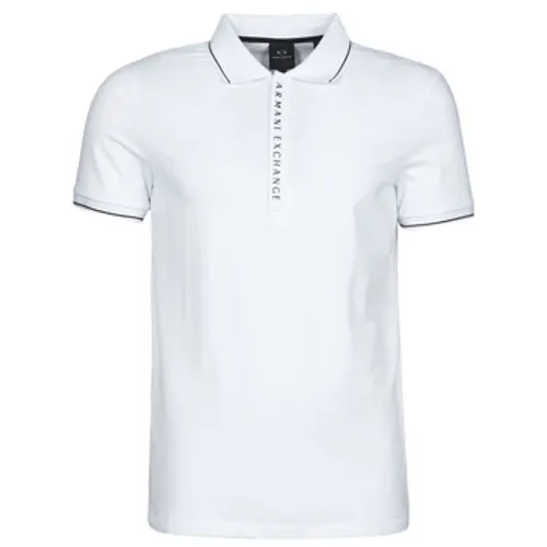 Armani Exchange  8NZF71-ZJH2Z  men's Polo shirt in White