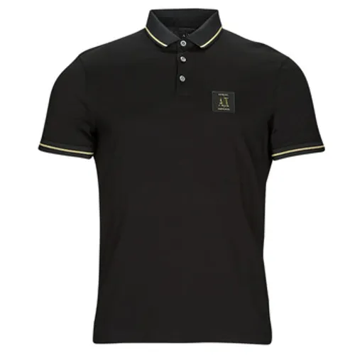 Armani Exchange  8NZFPQ  men's Polo shirt in Black