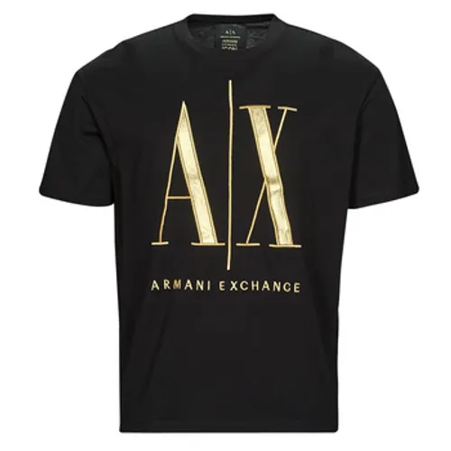 Armani Exchange  8NZTPQ  men's T shirt in Black